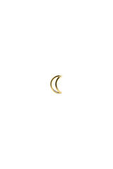 Womensecret Pendiente Suelto Moon Shape Oro printed