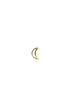 Womensecret Gold Moon Shape Single Earring imprimé