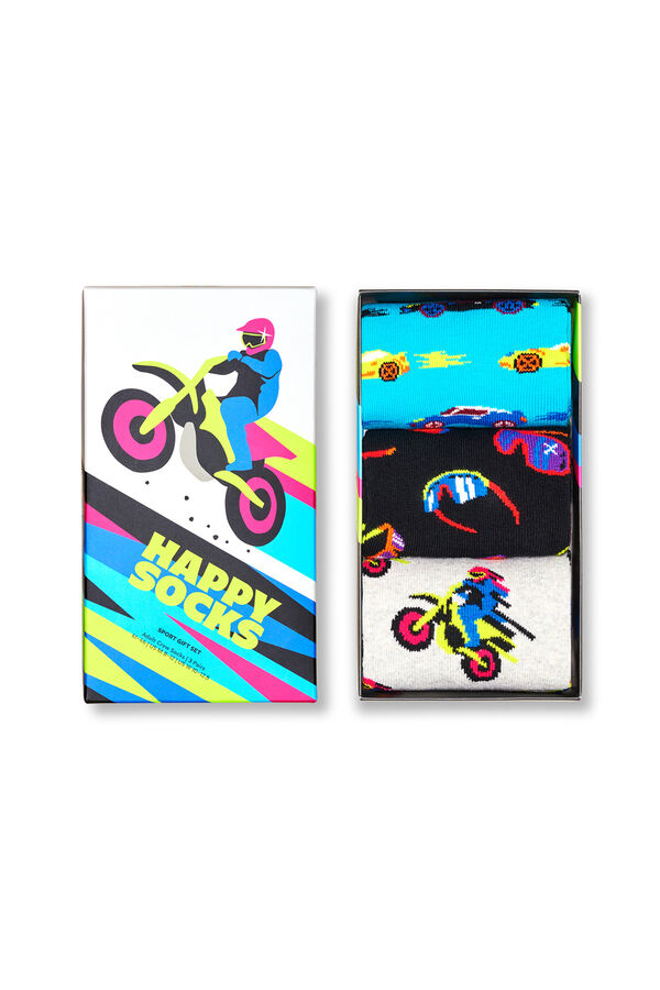 Happy Socks Pack de 3 calcetines de deportes  multicolor