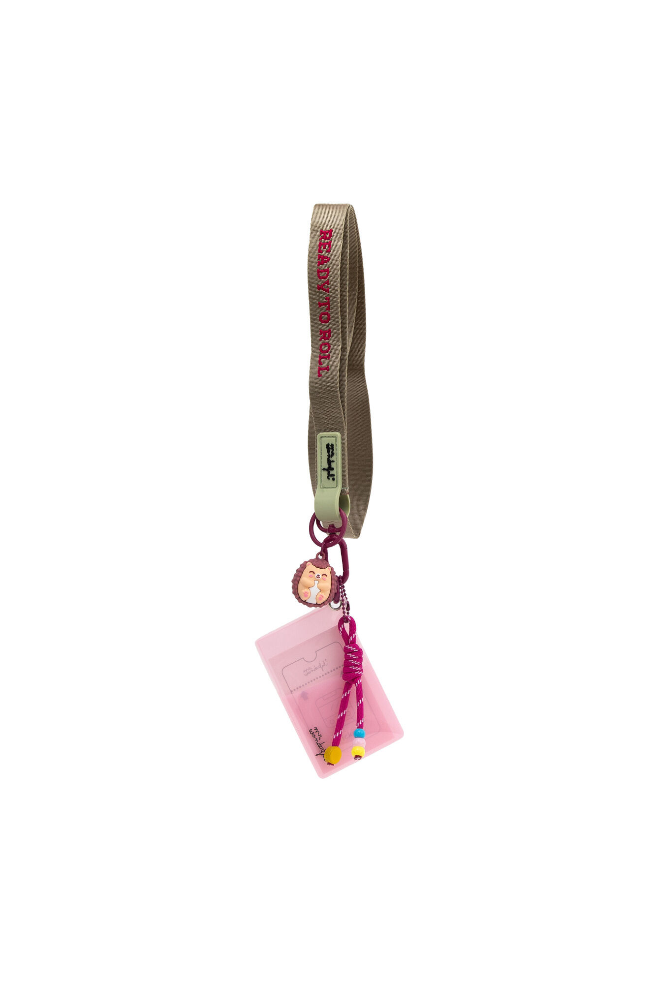 Mr. Wonderful Fita lanyard com porta-cart&otilde;es Ouri&ccedil;o - Ready to roll