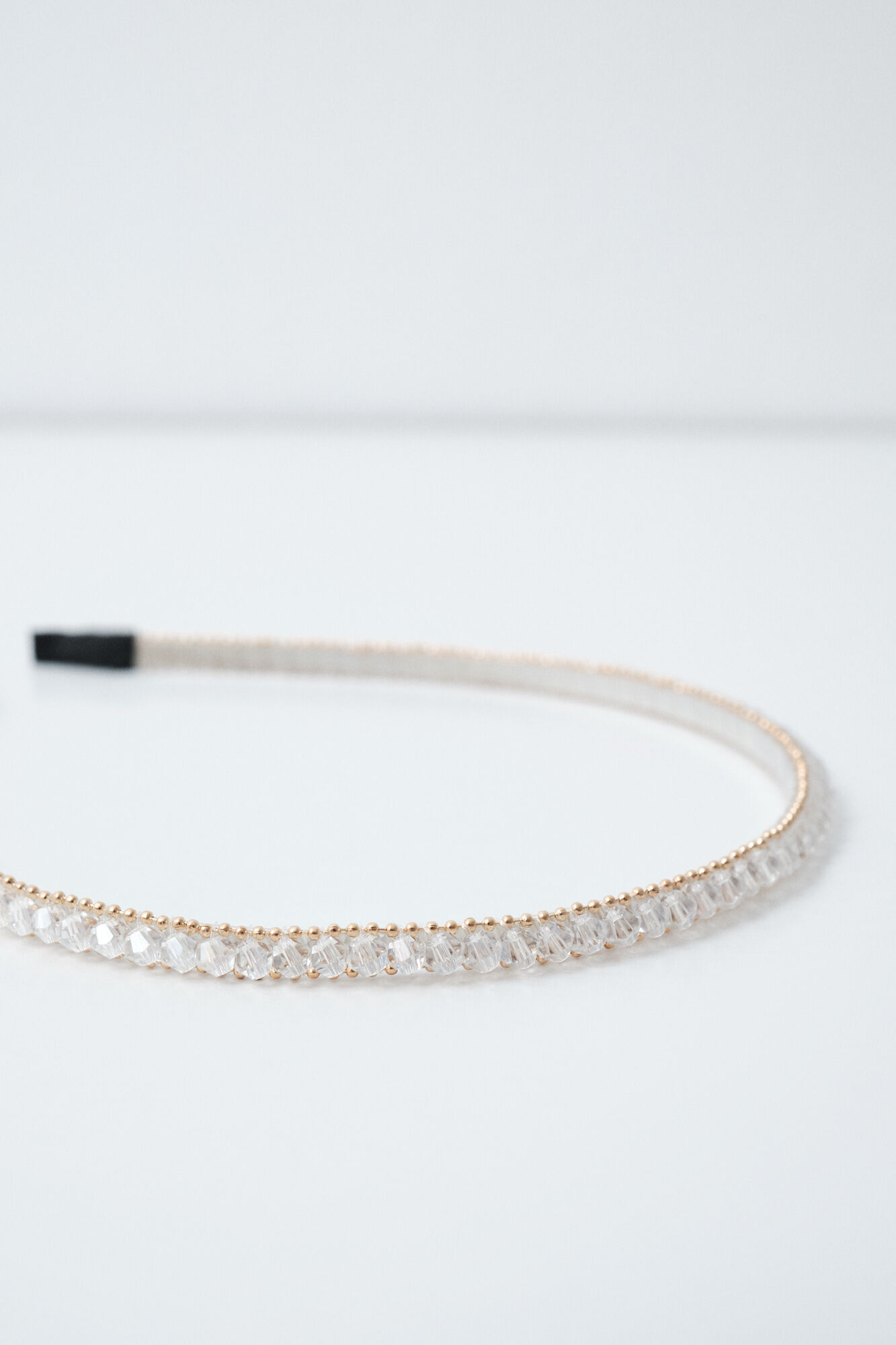Women'secret Beige glitter hair headband