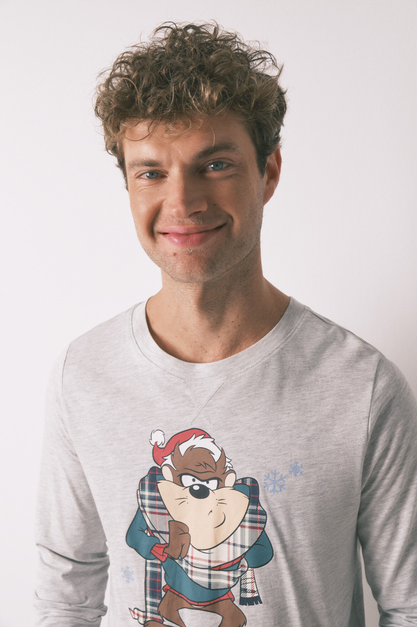 Women'secret Men's 100% cotton long pyjamas "Taz"