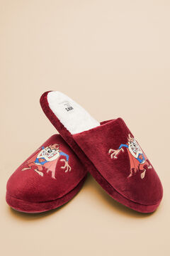 Womensecret Tasmanian Devil slippers red