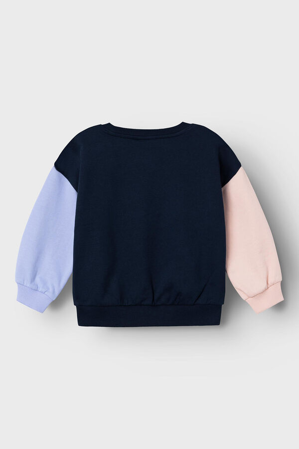 Womensecret Girls' tricolour sweatshirt Plava