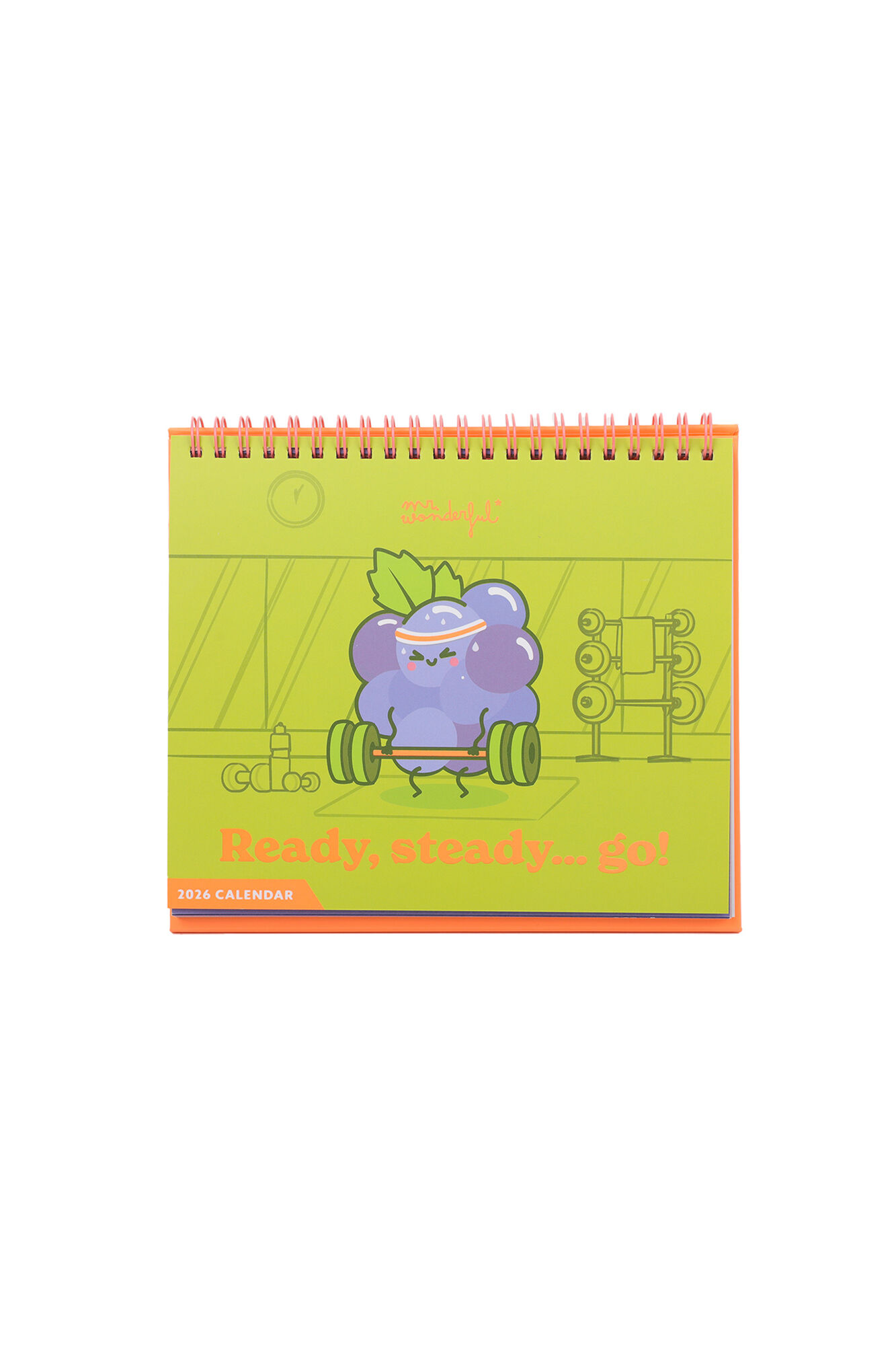 Mr. Wonderful Calend&aacute;rio de mesa 2026 - Preparar, apontar... j&aacute;!