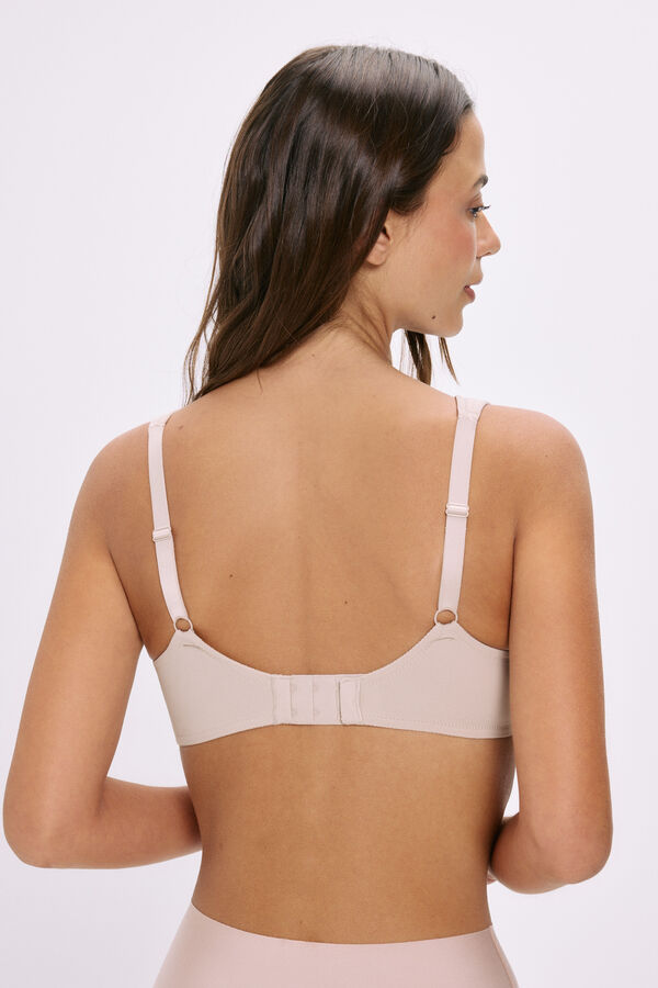 Selene Sujetador reductor con aro Lorea nude