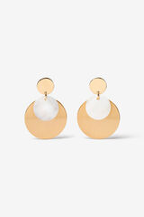 Womensecret Drop earring with mother-of-pearl printed