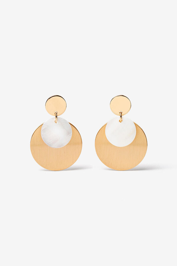 Womensecret Drop earring with mother-of-pearl printed