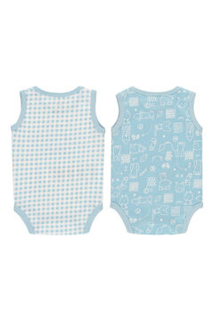 Womensecret Pack of 2 baby bodysuits - organic Blau