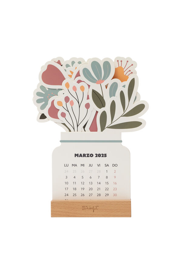 Mr. Wonderful 2025 desktop calendar with base to enjoy the year with enthusiasm Print