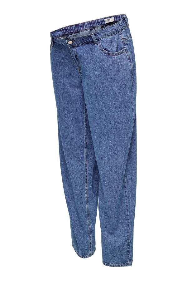 Only Maternity Jeans rectos maternity azul