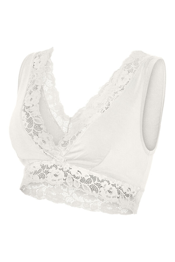 Mamalicious Maternity lace bra white