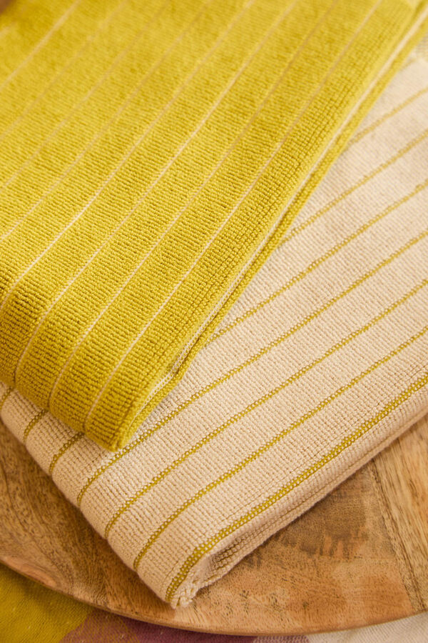 Calma House Set od 2 zelene kuhinjske krpe od frotira Lisabon 50x50 Zelena