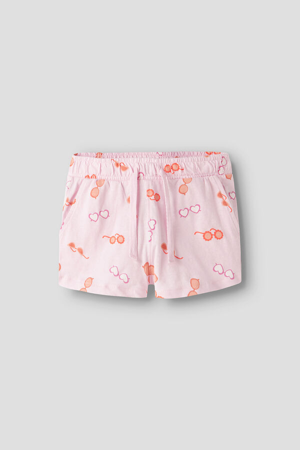 Name it T-shirt and short set pink