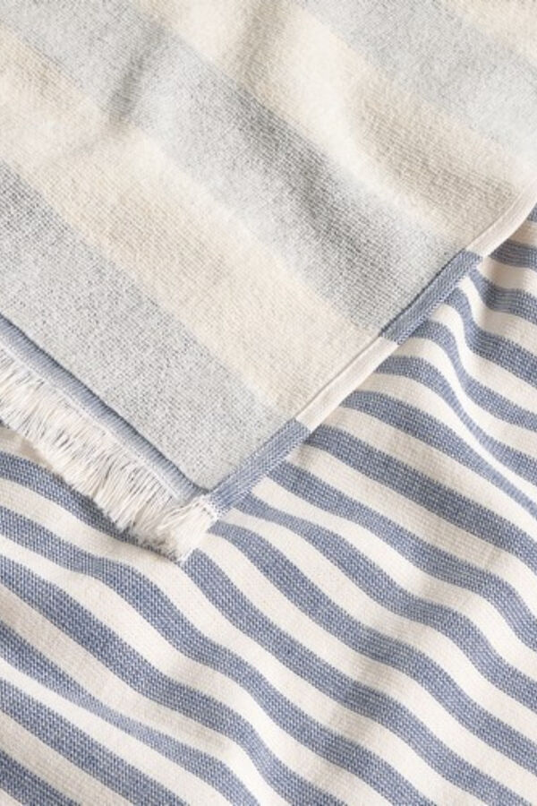 Textura Doppelseitiges Handtuch aus Stoff und Frottee mit Print