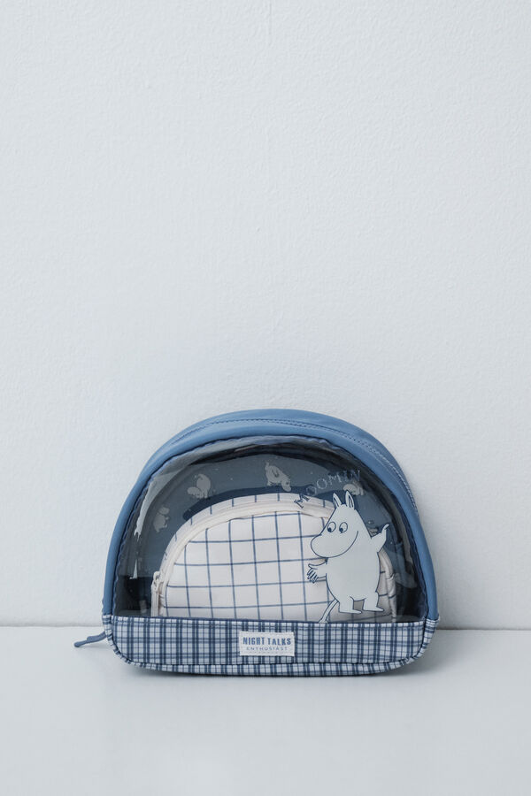 Women'secret Moomin 3 vanity cases pack blue