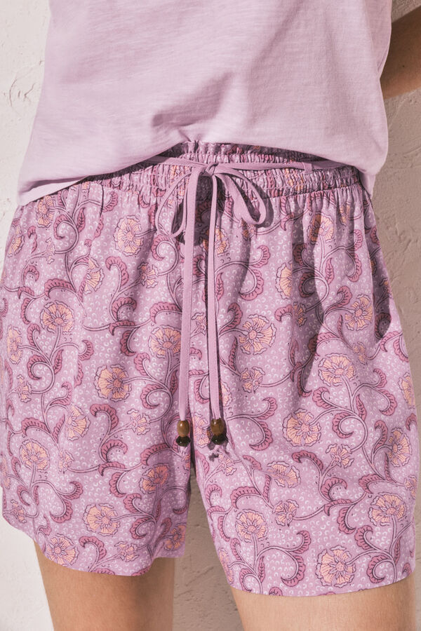 Women'secret Pink printed short pink