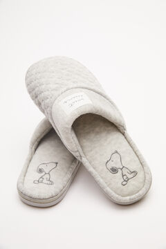 Womensecret Grey Snoopy padded slippers grey