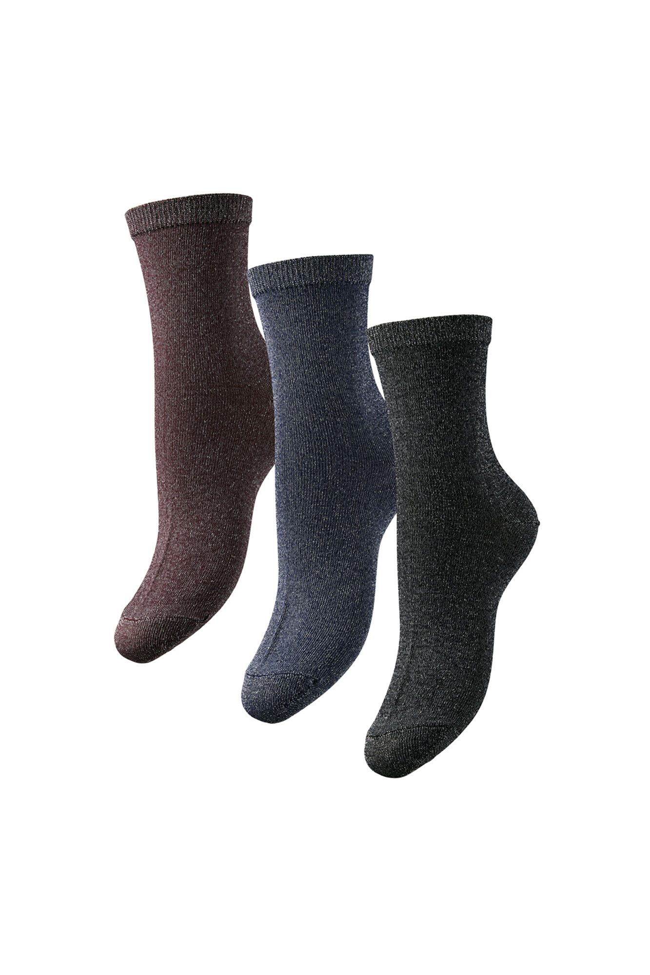 Pieces Socken 3er-Pack