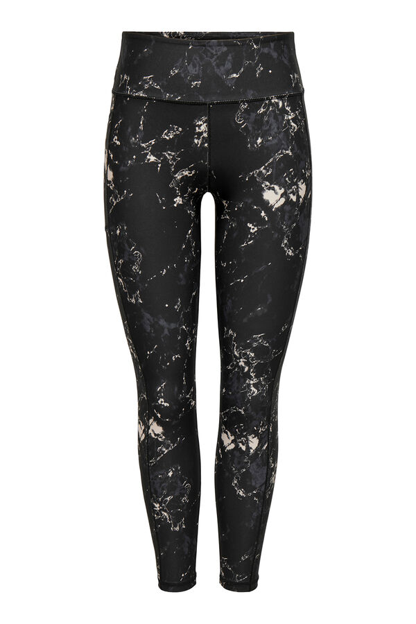 Only Play Leggings mit hoher Taille und Tasche Schwarz