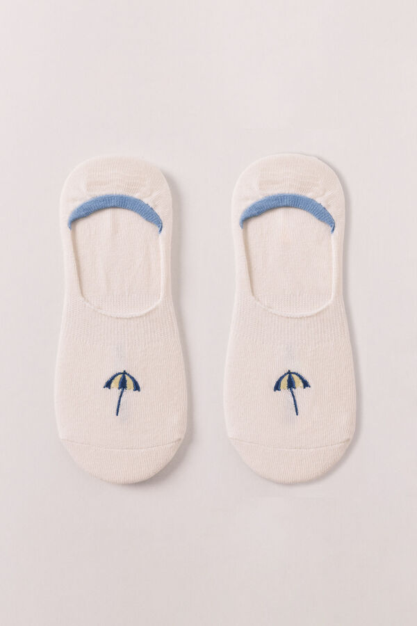 Women'secret Nevidljive čarape sa vezom suncobrana Boja Kože