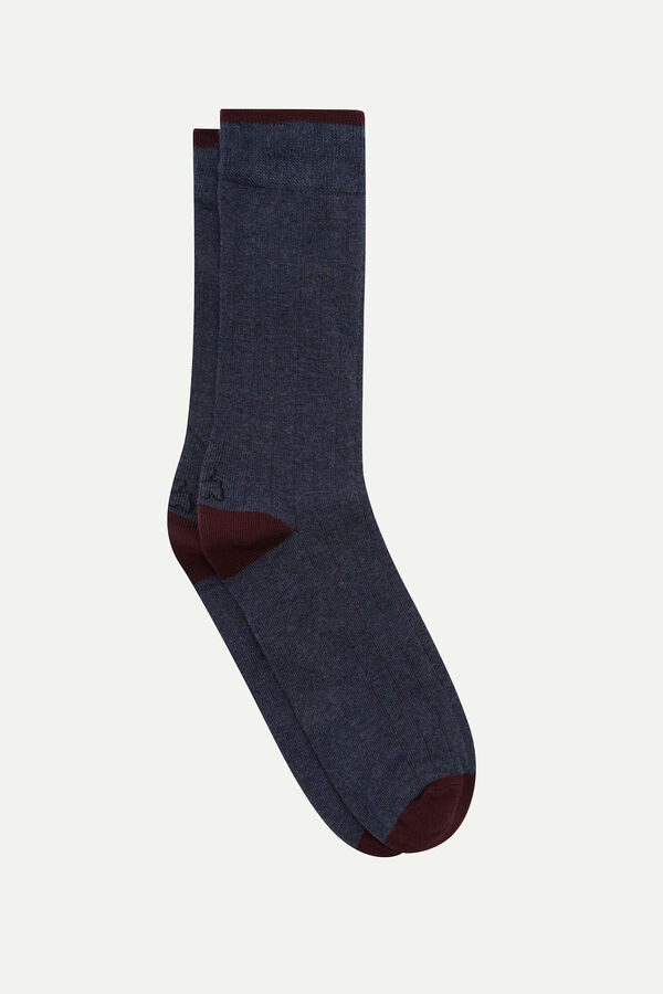 Womensecret Men's long socks kék
