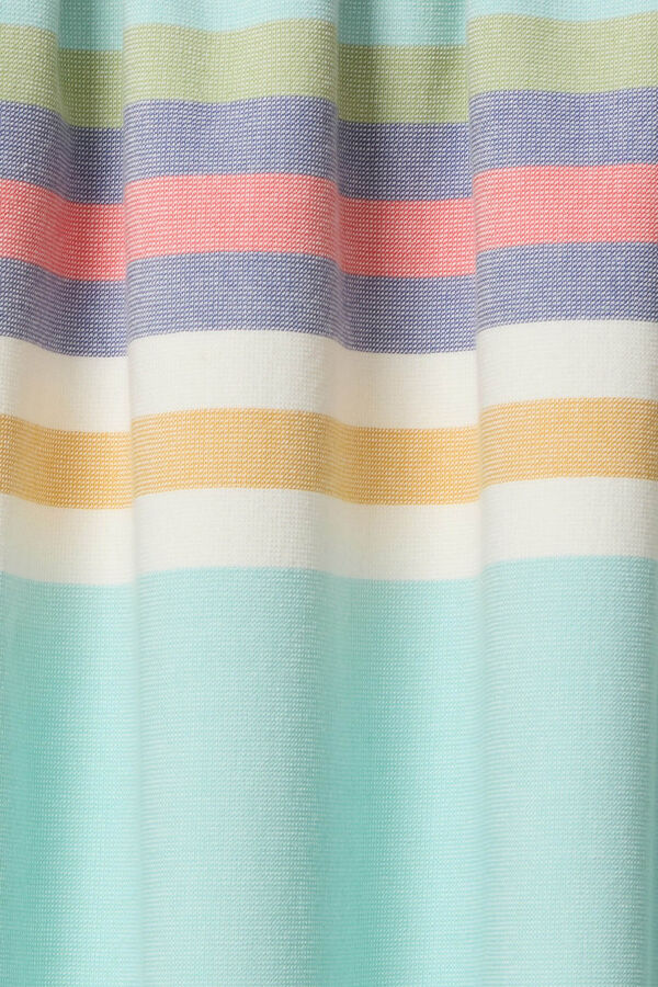 Womensecret Striped fabric and terrycloth beach towel Tirkizna