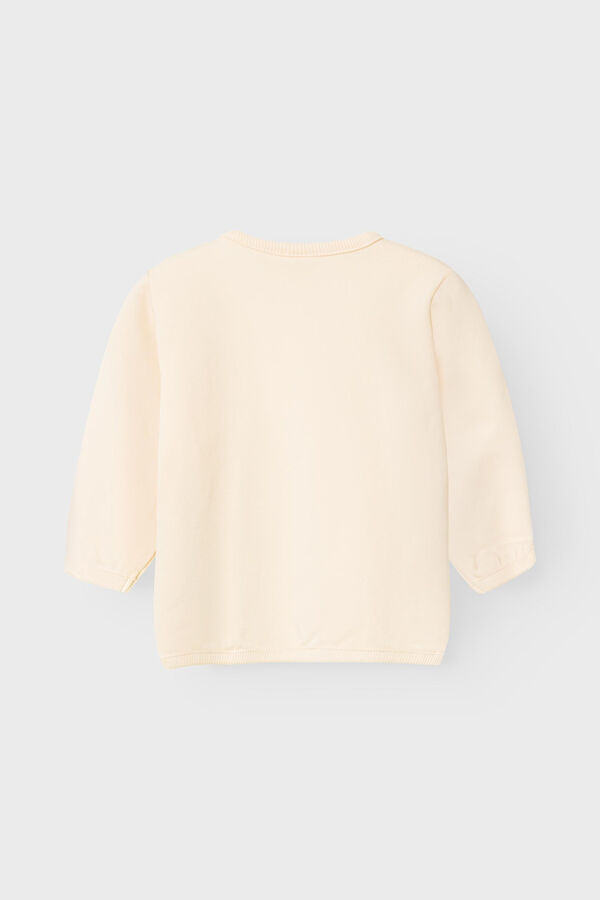 Womensecret Baby girls' sweatshirt with patch detail fehér