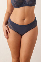 Promise High lace pantie blue