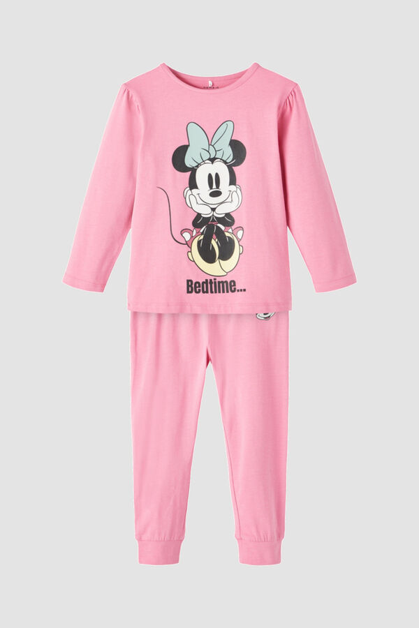 Womensecret Mini girls' Minnie pyjamas rózsaszín