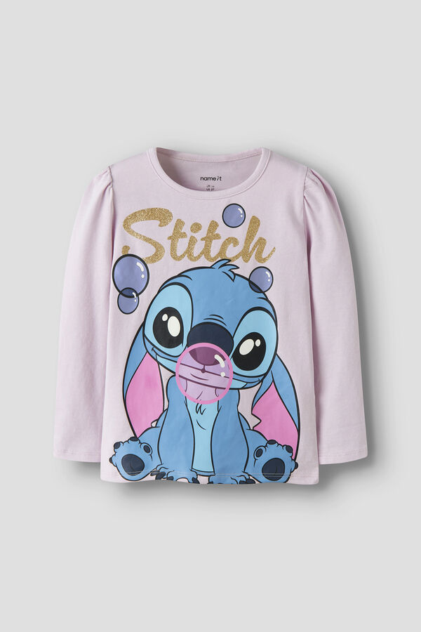 Name it Girl's Stitch T-shirt pink