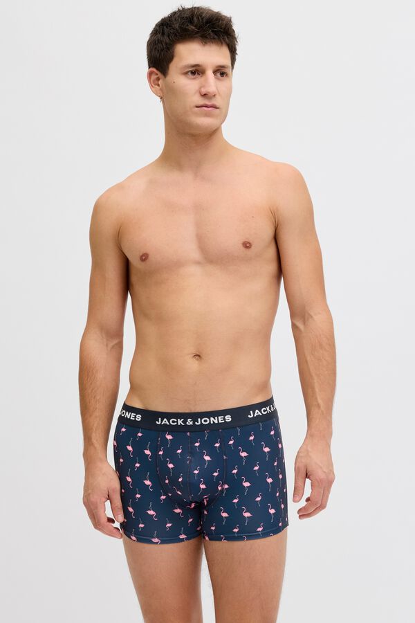 Jack & Jones 3-pack print boxers blue