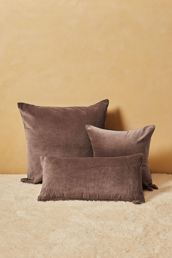 Womensecret Velur grey 30 x 60 cushion cover Siva