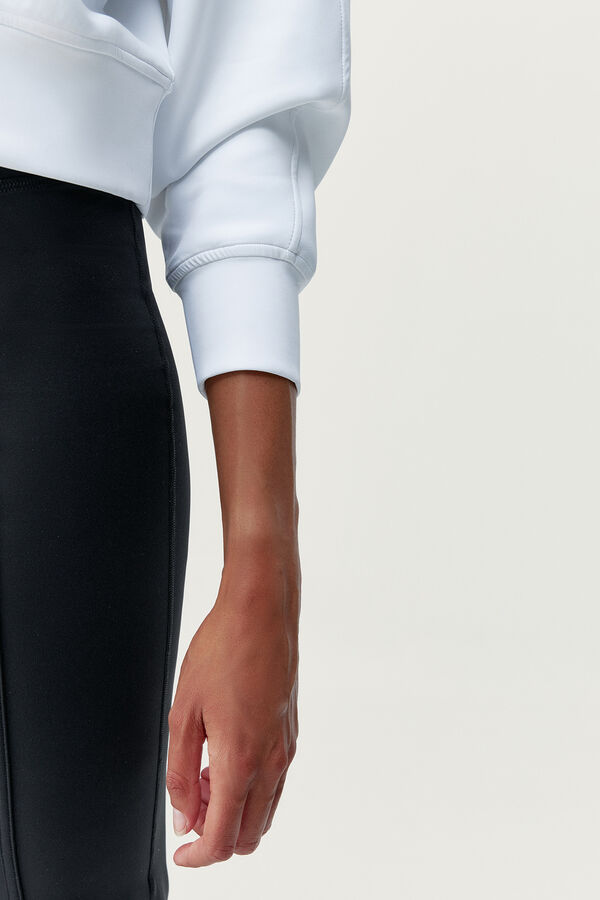 Born Living Yoga Flora-Sweatshirt Wei&szlig;