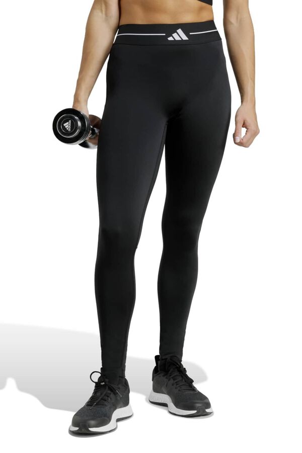 Adidas Mallas largas 3 bandas Hyperglam negro