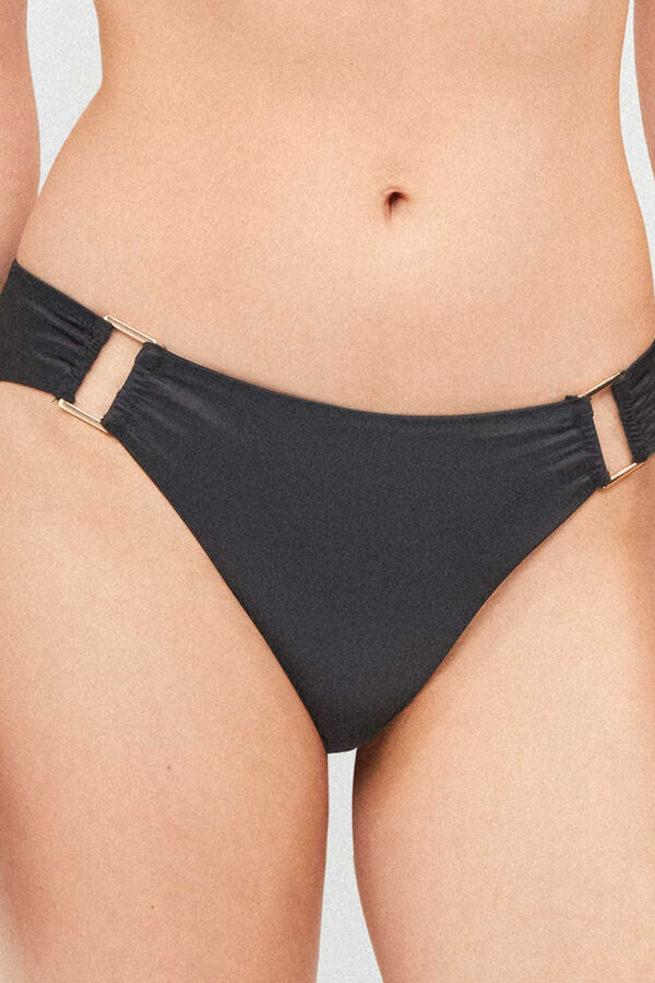 Gisela Classic ring bikini bottoms black