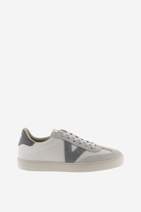 Womensecret Berlin Faux Leather & Split Leather Cycling Trainers Siva