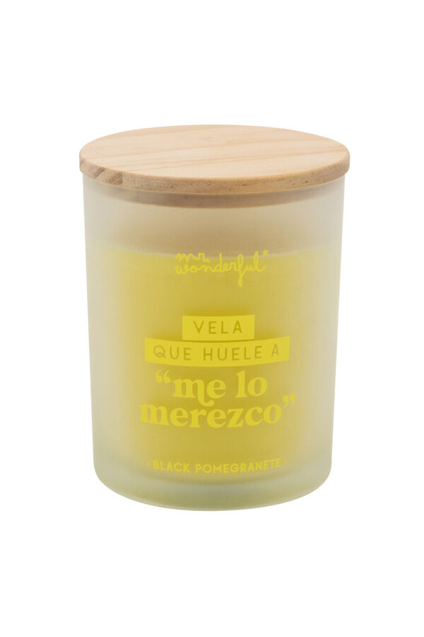 Mr. Wonderful Scented candle printed