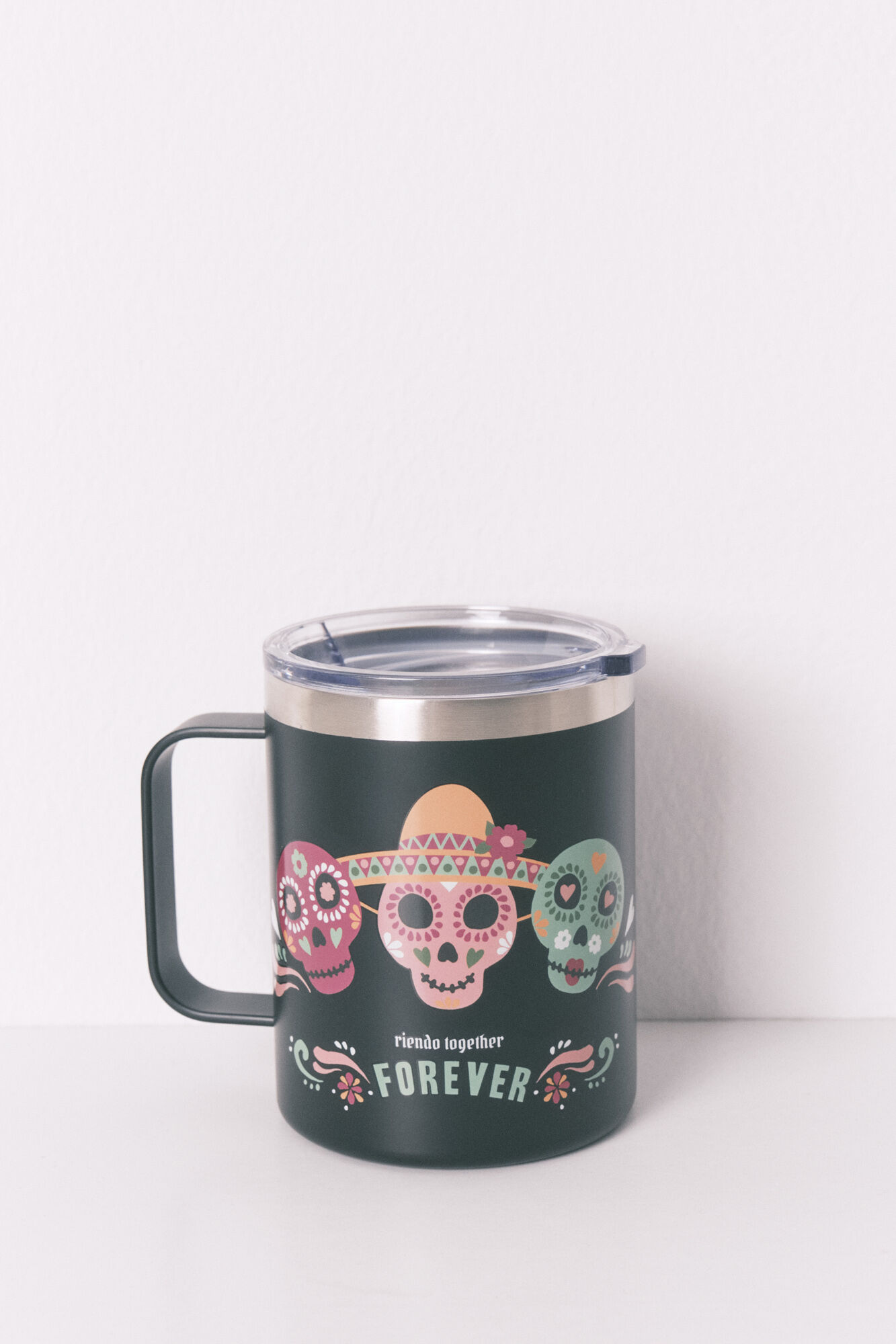 Women'secret Thermal mug with Mexican skull print