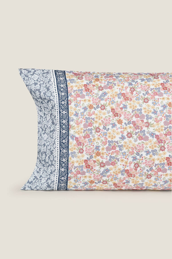 Womensecret Multicolour floral pillowcase 45 x 145 cm. white