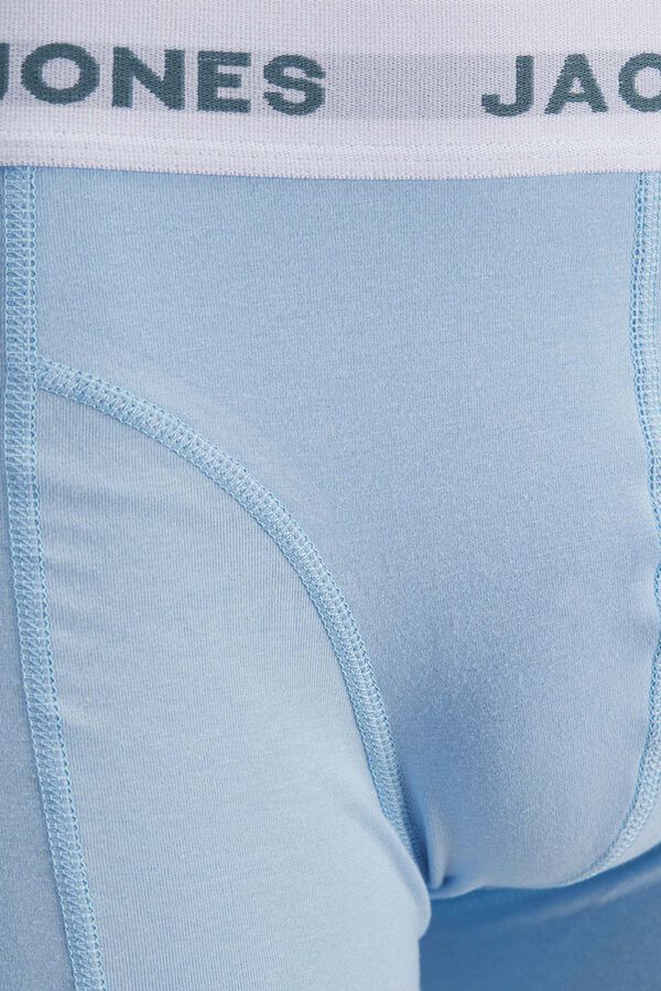 Jack & Jones Pack 3 b&oacute;xer combinado logo gris