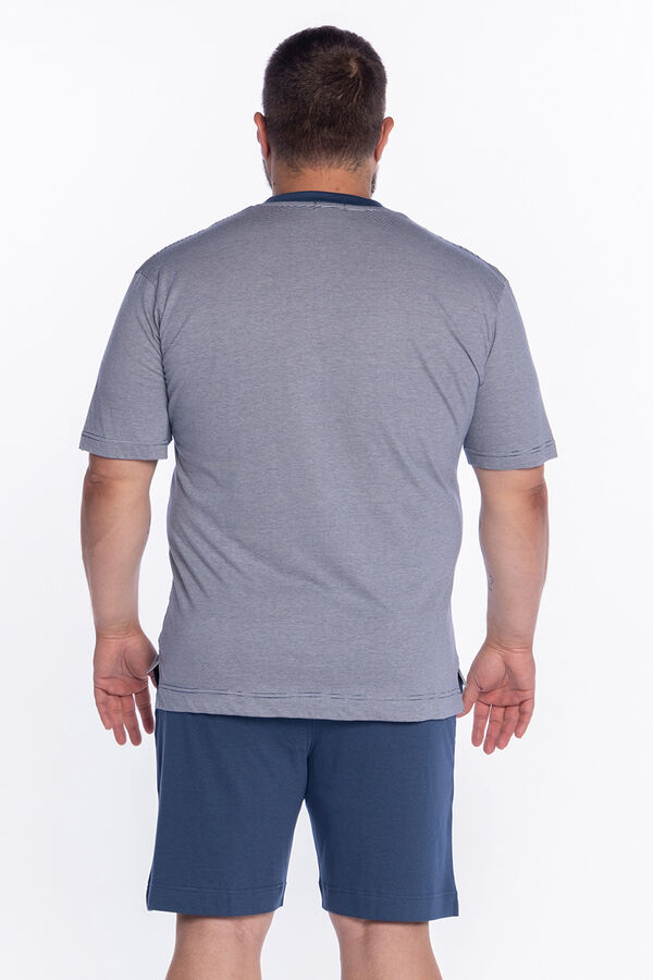 Punto Blanco Pijama corto de bamb&uacute;, Bionix azul