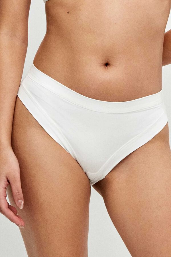 Gisela High-waisted panty blanc