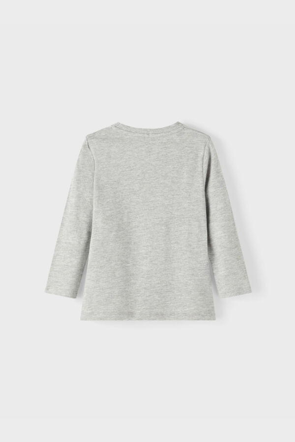Womensecret Camiseta de niño manga larga grey