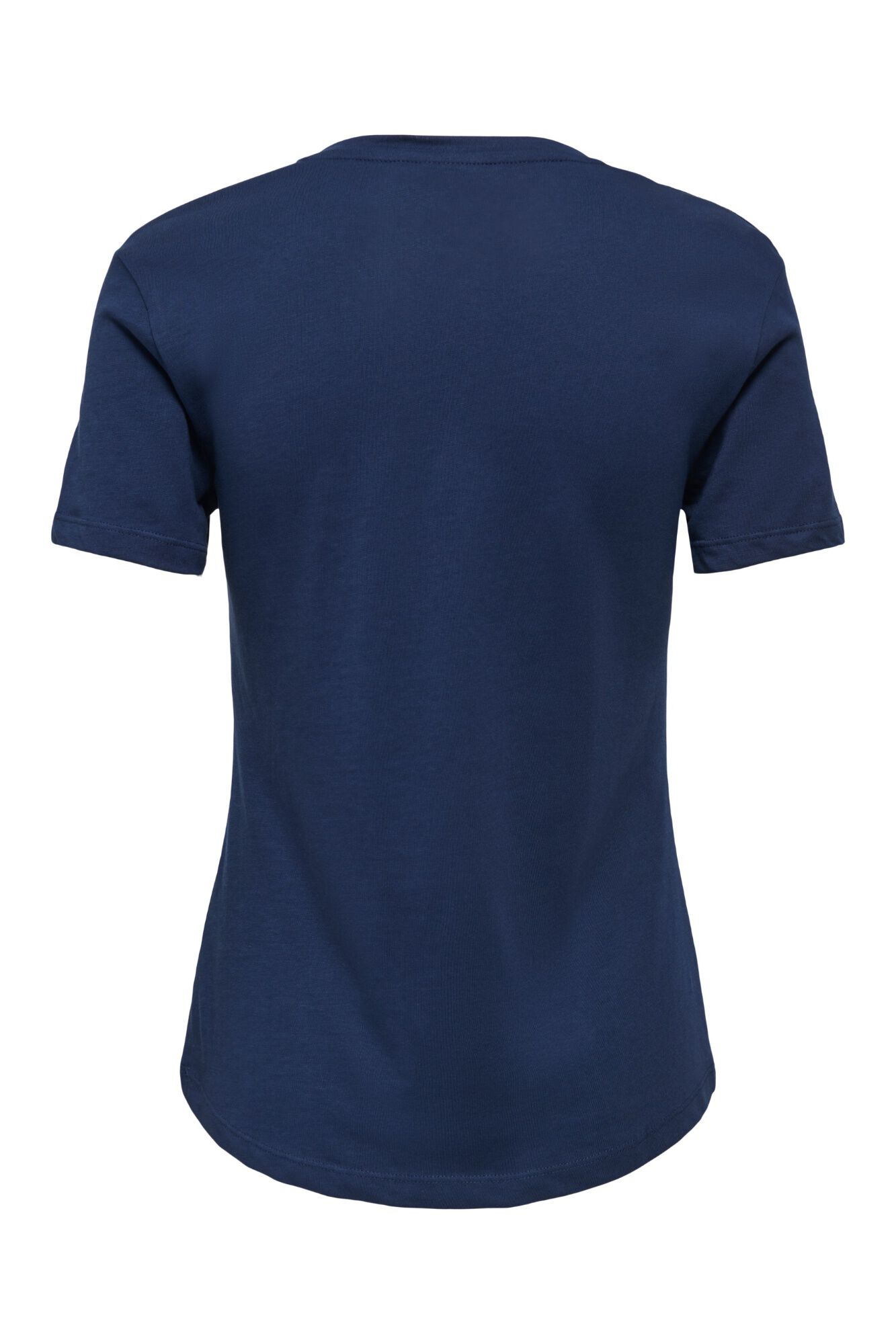 Only Play Camiseta cuello en V bordado dorado