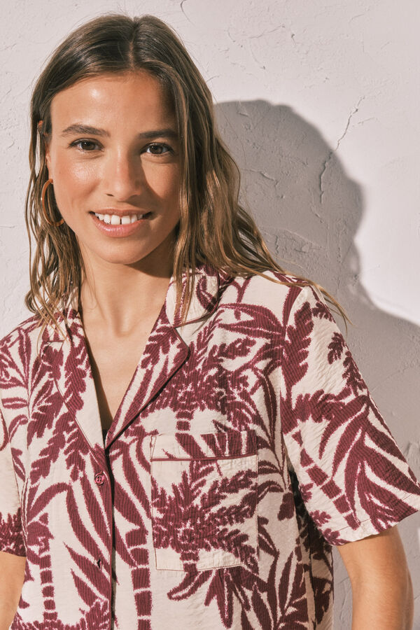 Women'secret Bordo ko&scaron;ulja pidžama Bordo