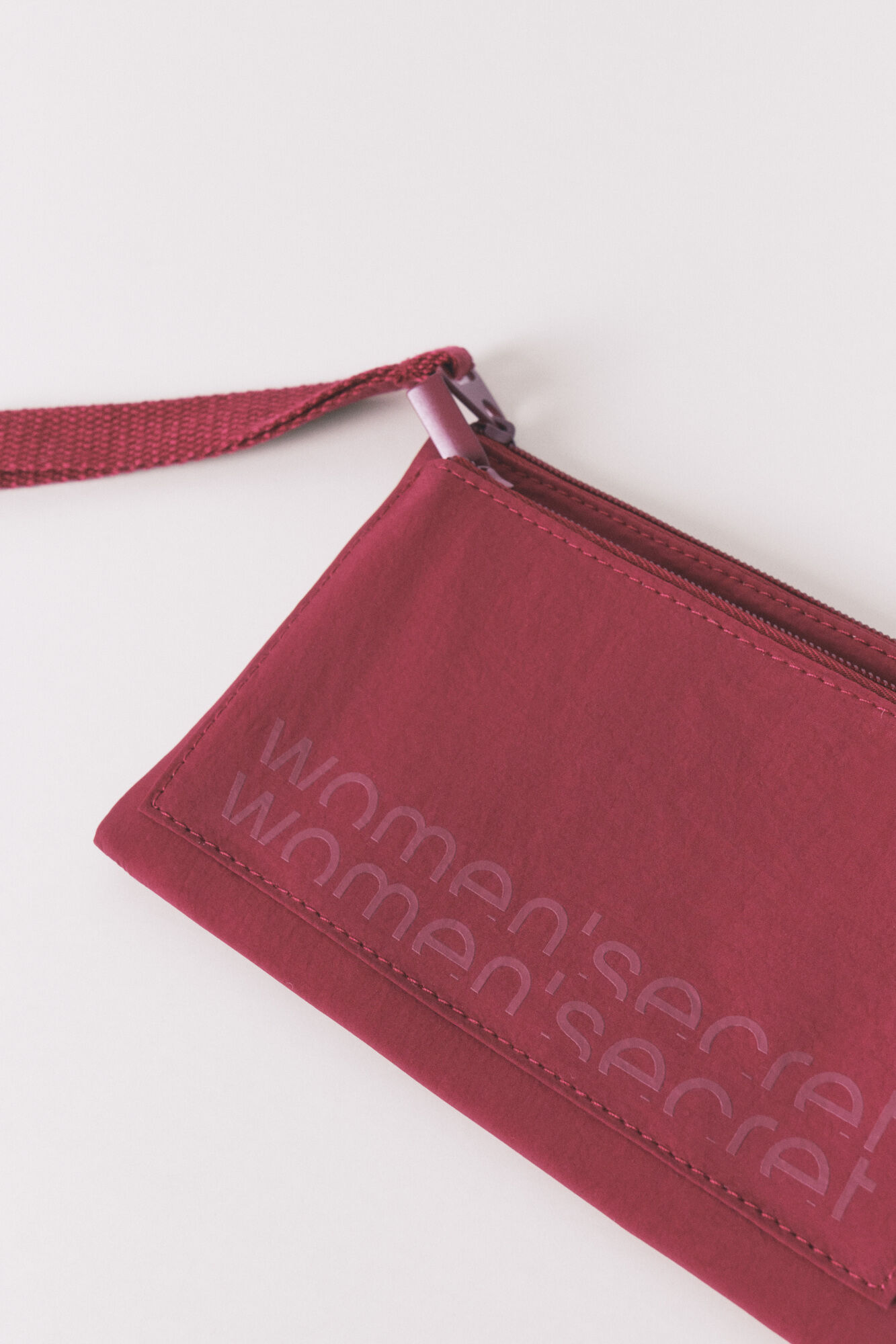 Women'secret Monedero mini nylon rojo