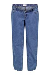 Only Maternity Jeans rectos maternity azul