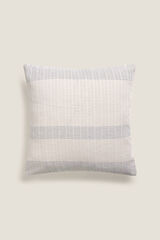 Textura Strukturiertes quadratisches H&uuml;lle Grau