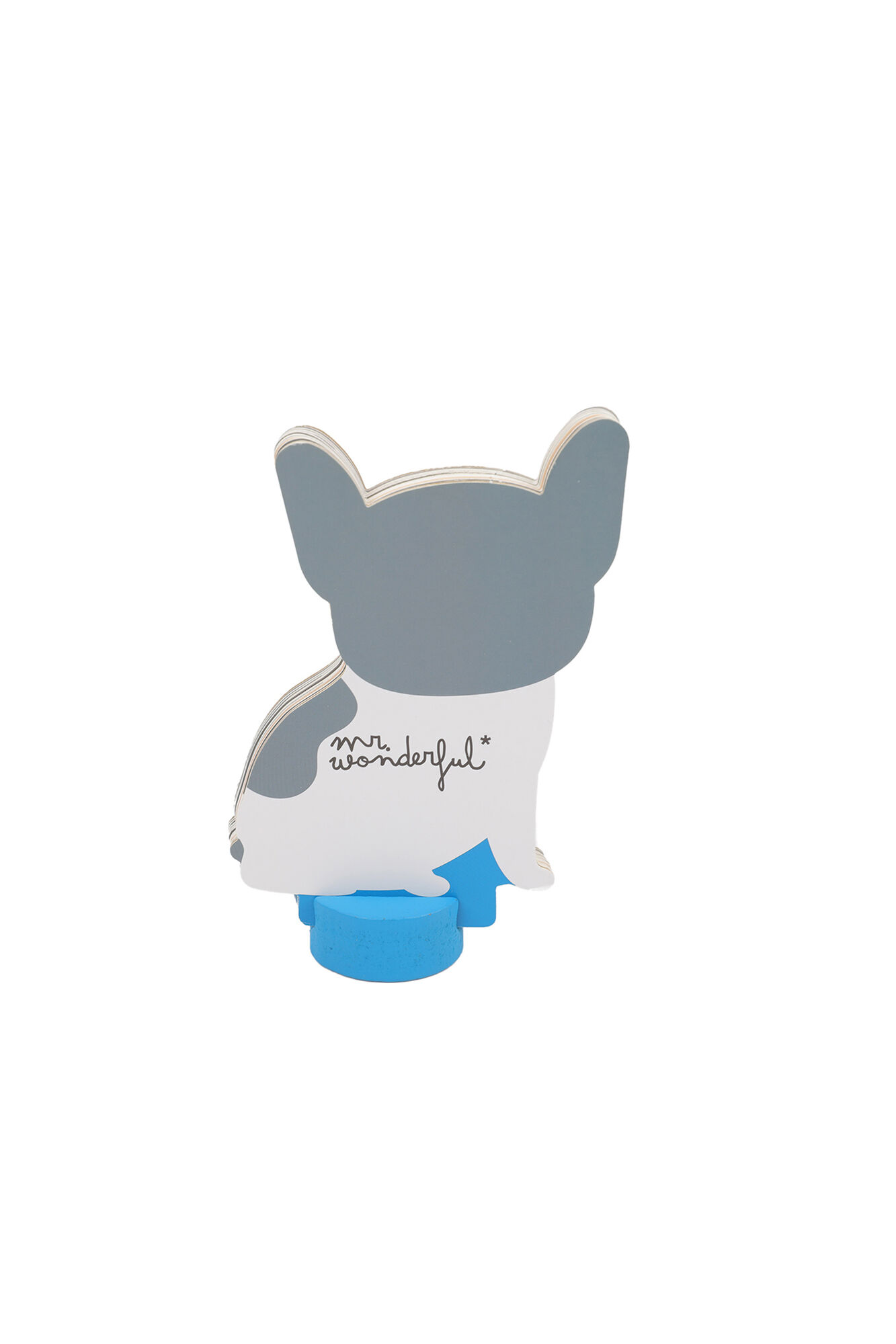 Mr. Wonderful Calend&aacute;rio de mesa 2026 com suporte - Bulldog